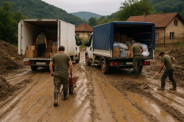 Humanitarna misija u Buturović Polju: Zavidovićki airsoft klubovi rame uz rame u pomoći poplavljenim područjima